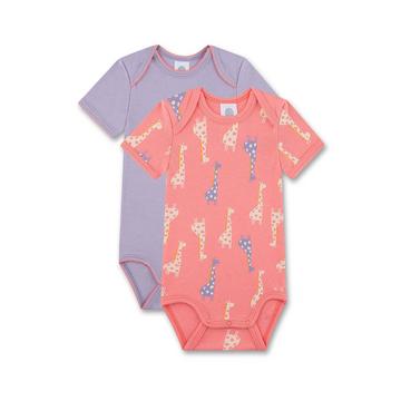 Mädchen Body 2er Pack kurzarm Giraffe