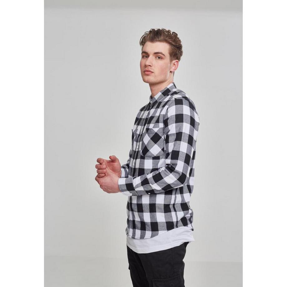 URBAN CLASSICS Basic Fane Camicia a Quadri  