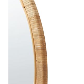 Beliani Wandspiegel aus Rattan Boho FOISSY  