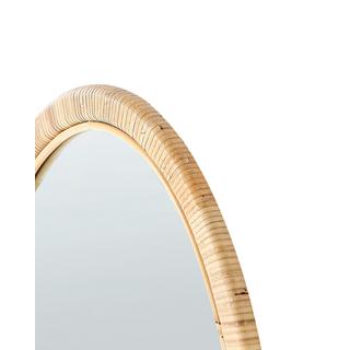 Beliani Wandspiegel aus Rattan Boho FOISSY  