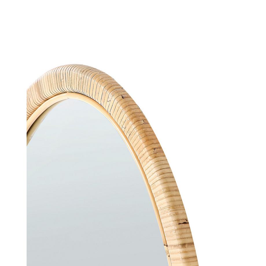 Beliani Wandspiegel aus Rattan Boho FOISSY  