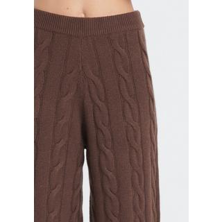 Studio Cashmere8  ZAYA 6 Pantalon maille torsadée 6 fils - 100% cachemire 