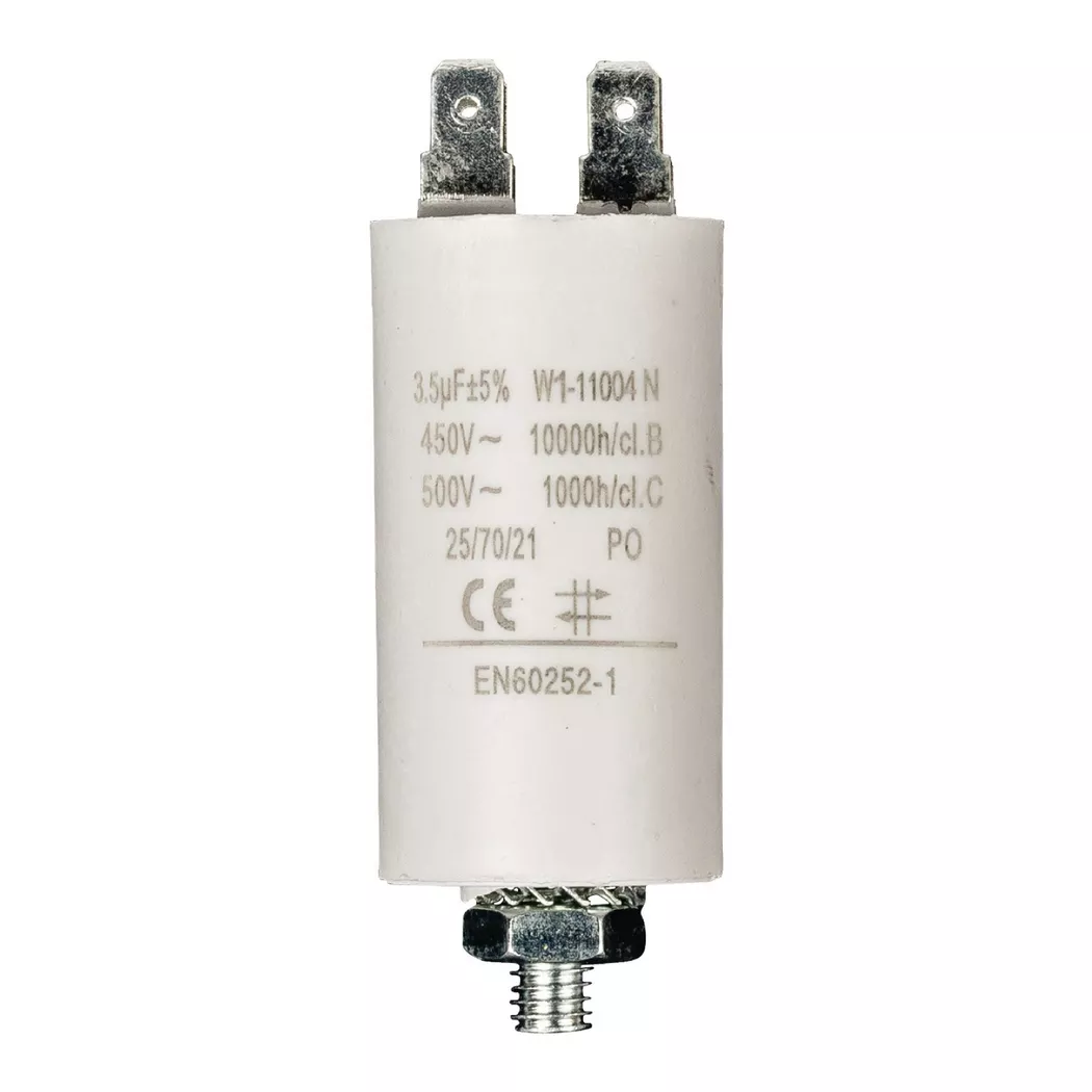 Nedis Condensatore 35 F 450 V Bianco Compatto