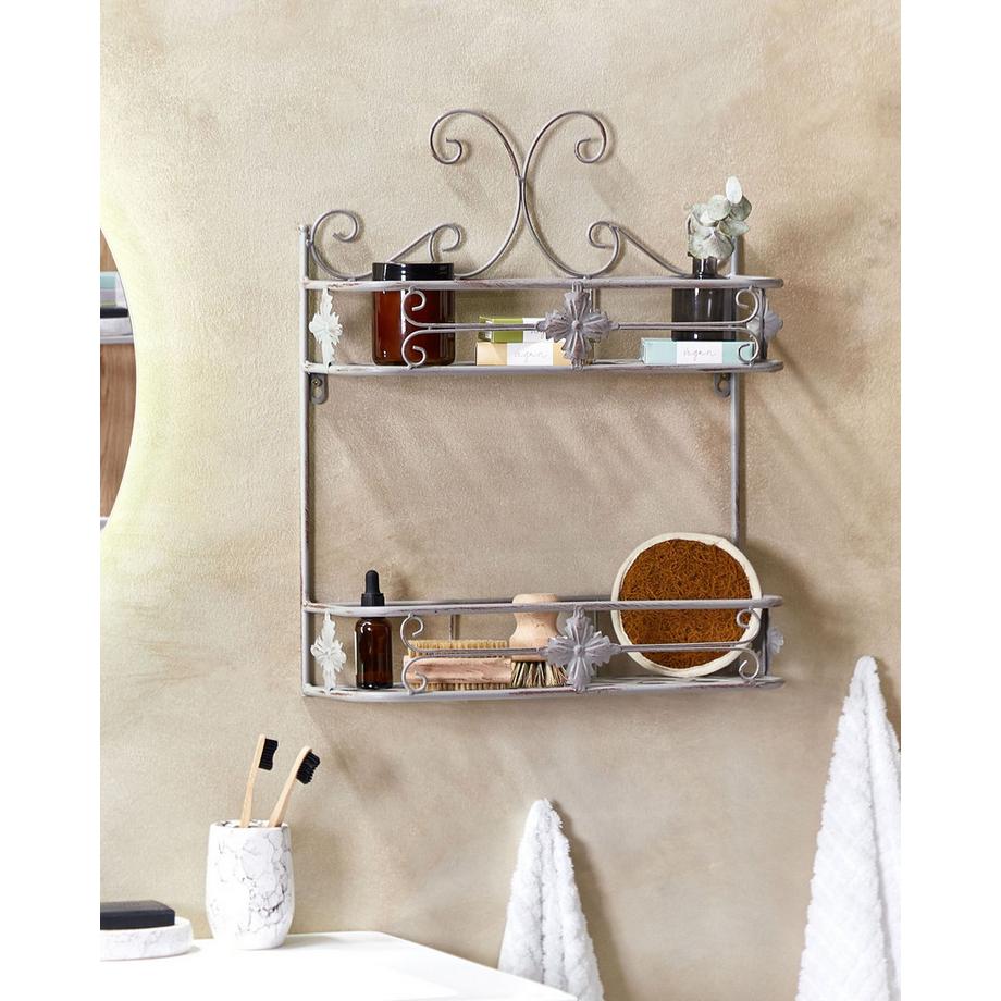 Beliani Wandregal aus Eisen Retro MARAYES  