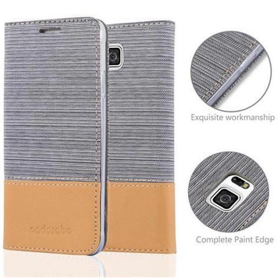 Cadorabo  Housse compatible avec Samsung Galaxy ALPHA - Coque de protection avec fermeture magnétique, fonction de support et compartiment pour carte 