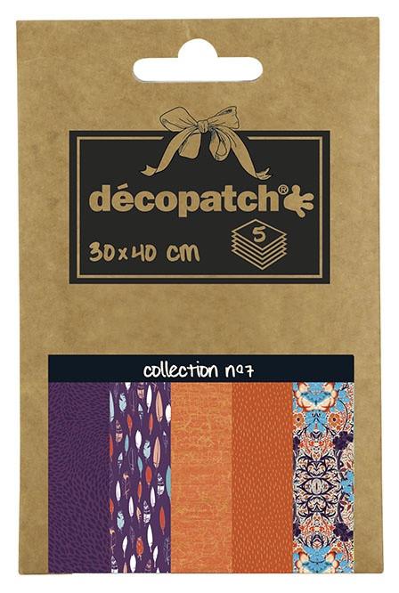 décopatch  Décopatch DP007O carta da disegno Foglio d'arte 5 fogli 