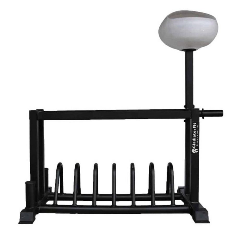 GladiatorFit  Rack de rangement support poids et disques en acier GladiatorFit 