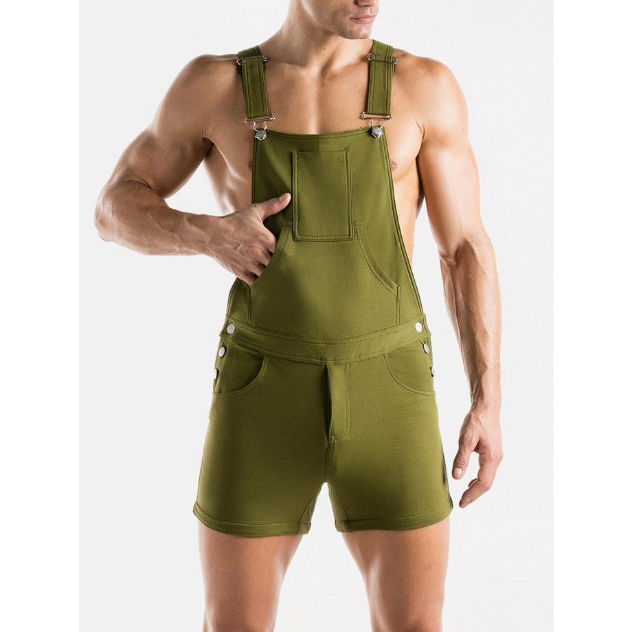 Kurze Latzhose Stretch