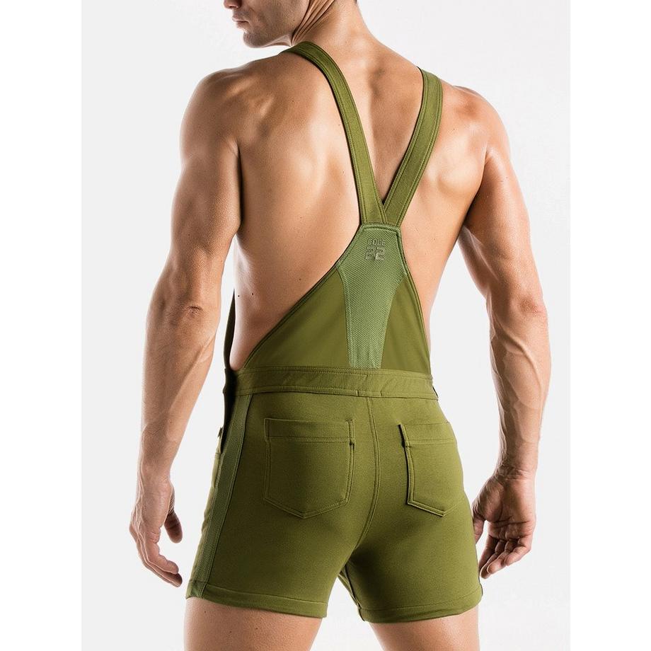 Code22  Kurze Latzhose Stretch 