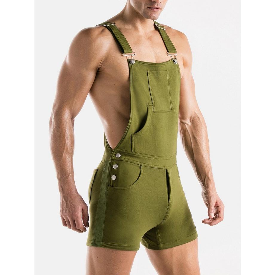 Code22  Kurze Latzhose Stretch 