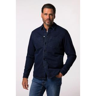 JP1880  Veste en jean doublure en polaire, poches poitrine - jusqu'au 8&nbsp;XL 