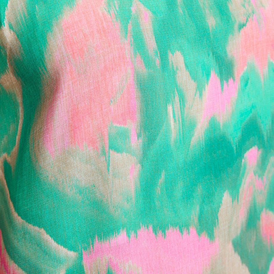 La Redoute Collections Ärmelloses V-Ausschnitt Maxikleid mit Grafikprint  