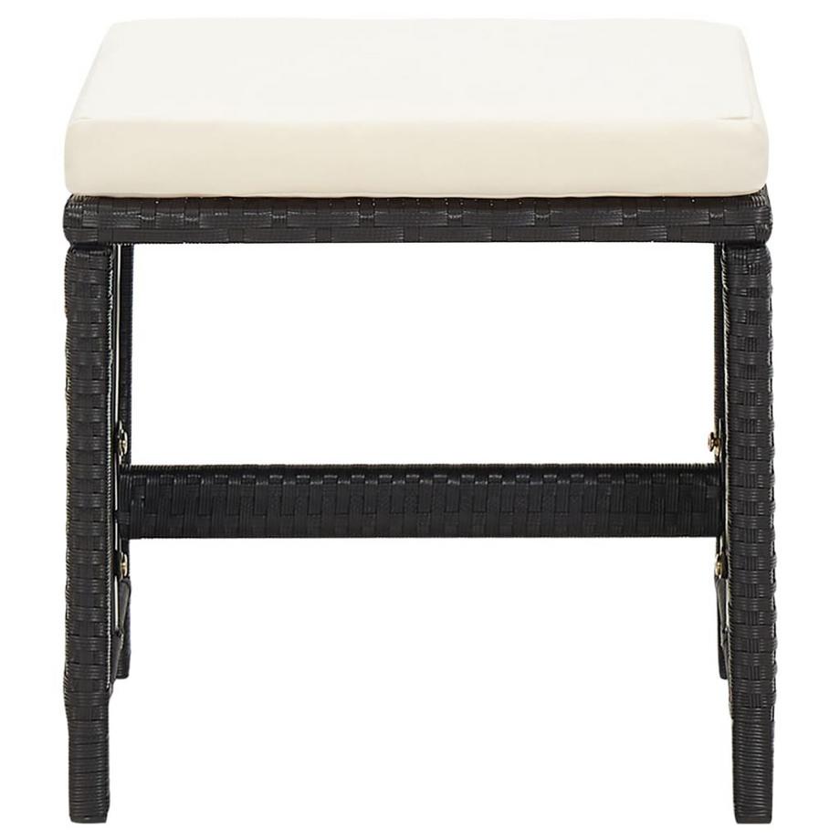 VidaXL Fußhocker poly-rattan  