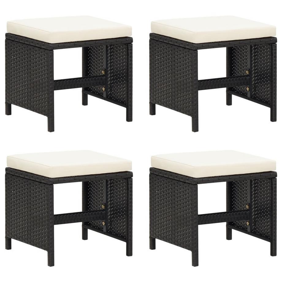 Fußhocker poly-rattan