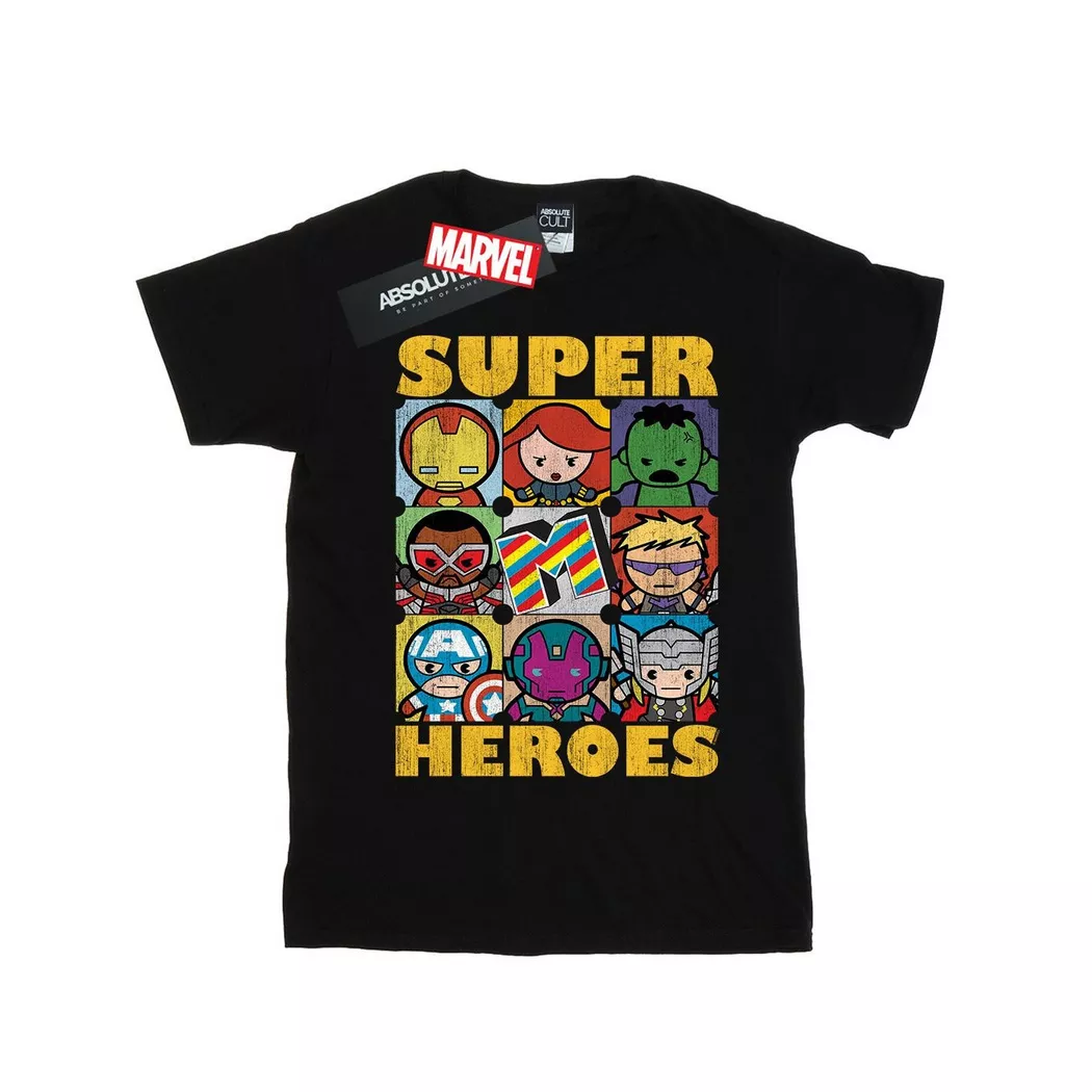 MARVEL - TShirt, für Damen, Schwarz, Größe S
