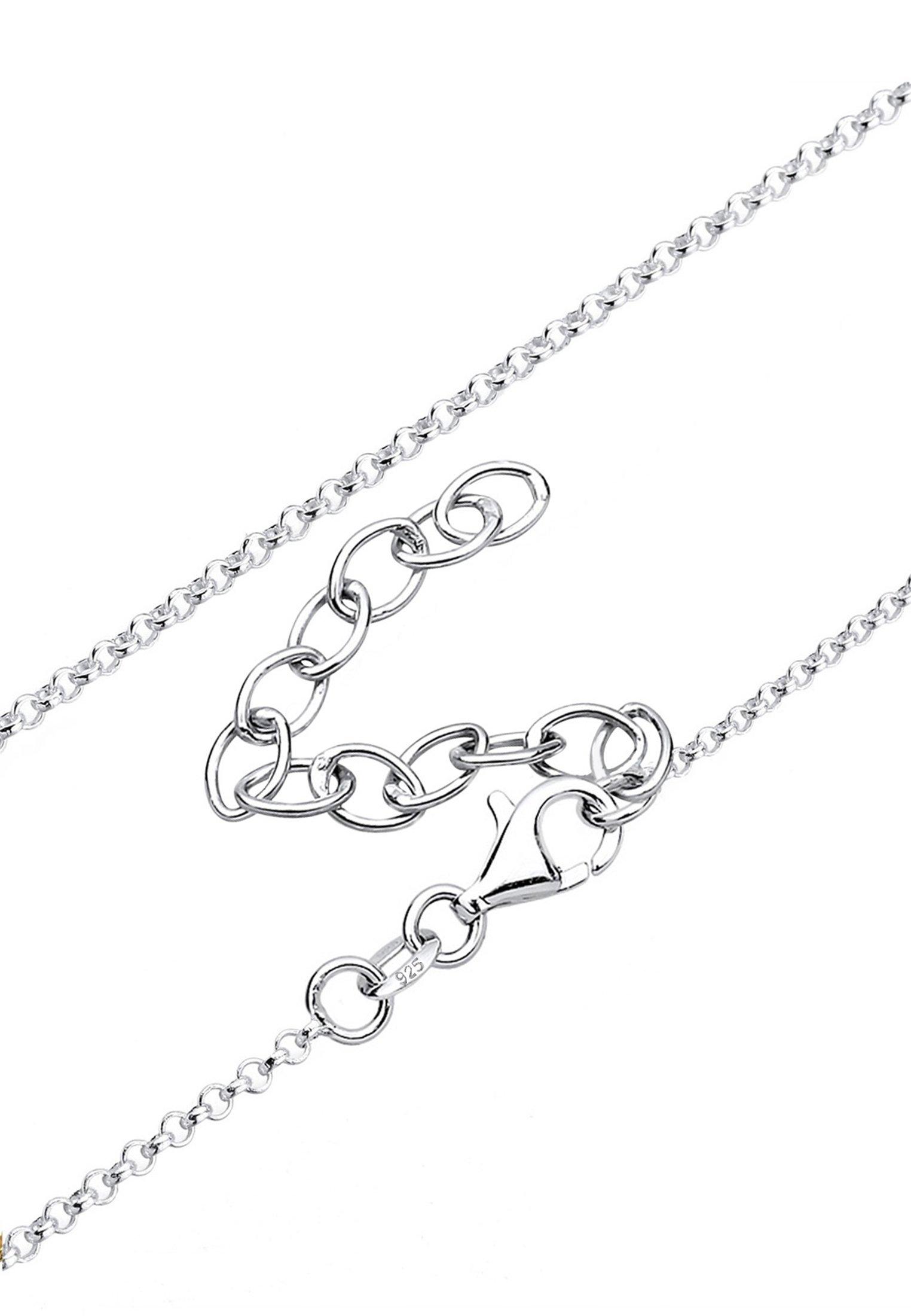 Elli  Collier Femme Coeur Filigrane De Cristal 