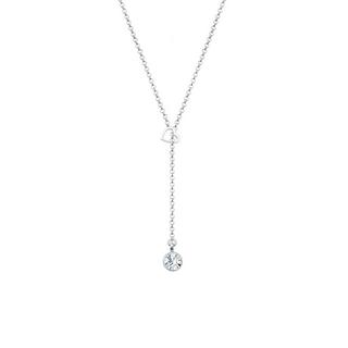 Elli  Collier Femme Coeur Filigrane De Cristal 