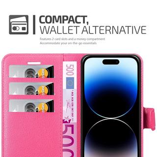 Cadorabo  Housse compatible avec Apple iPhone 14 PRO MAX - Coque de protection avec fermeture magnétique, fonction de support et compartiment pour carte 