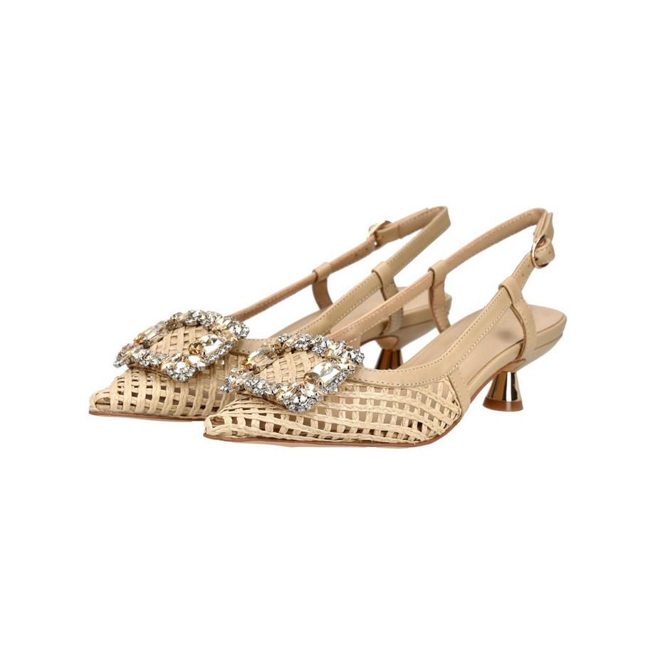 Alma En Pena Escarpins Slingback Tressés  