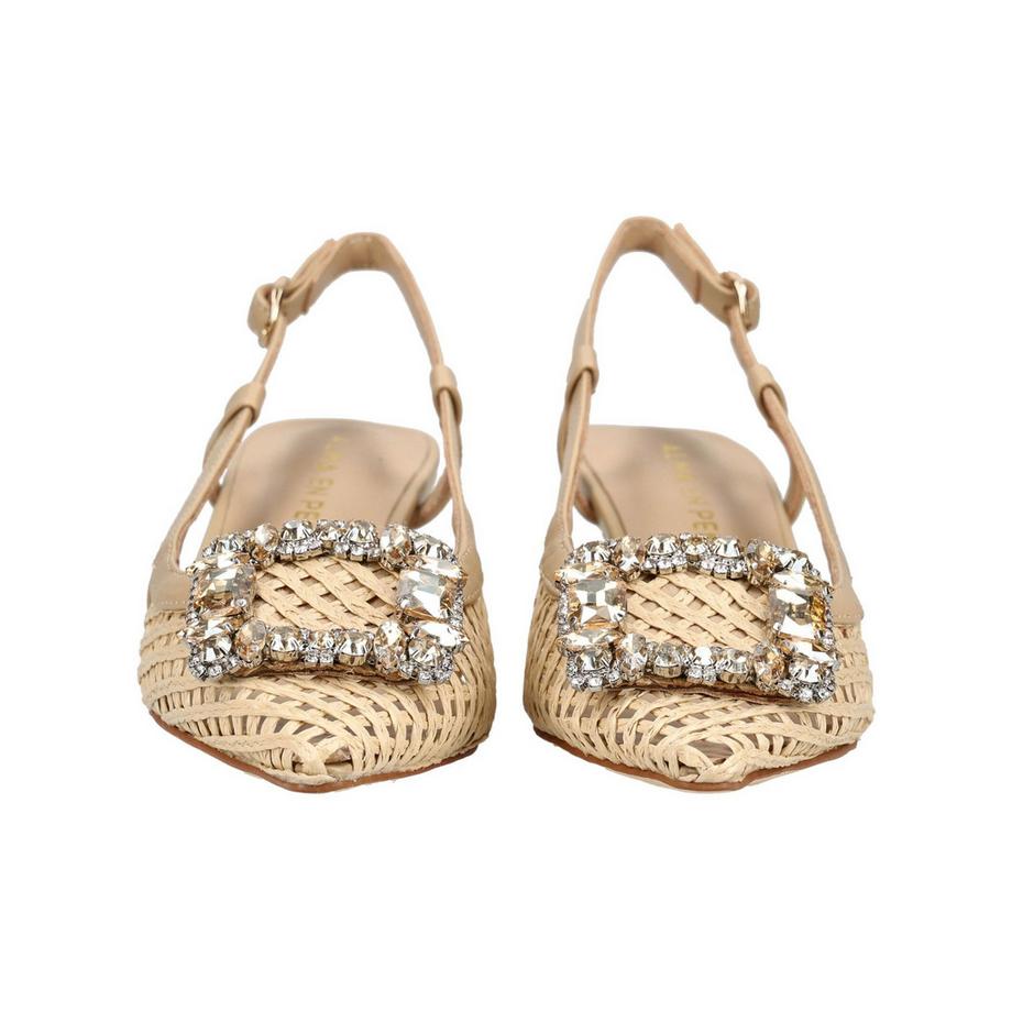 Alma En Pena Escarpins Slingback Tressés  