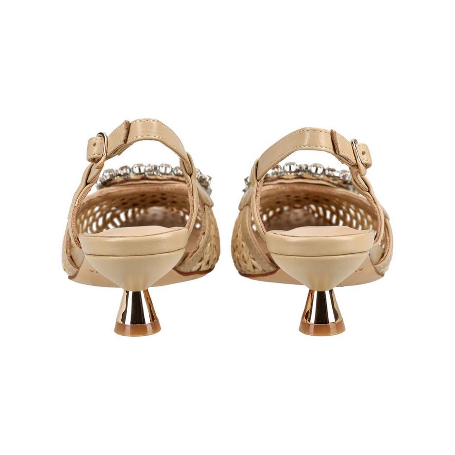 Alma En Pena Escarpins Slingback Tressés  