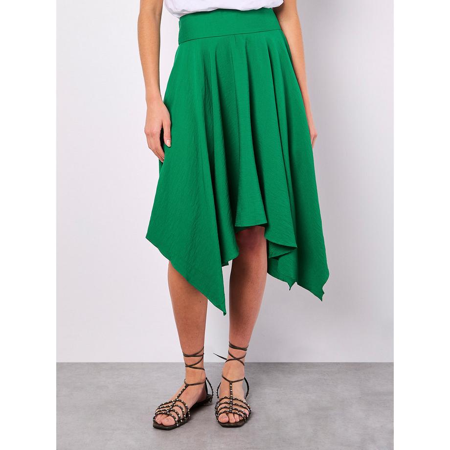 APRICOT Midirock mit Hanky-Saum und Gürtel  