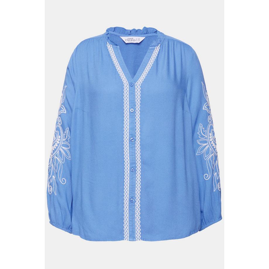 Studio Untold Chemisier Loose Shape Brodé  