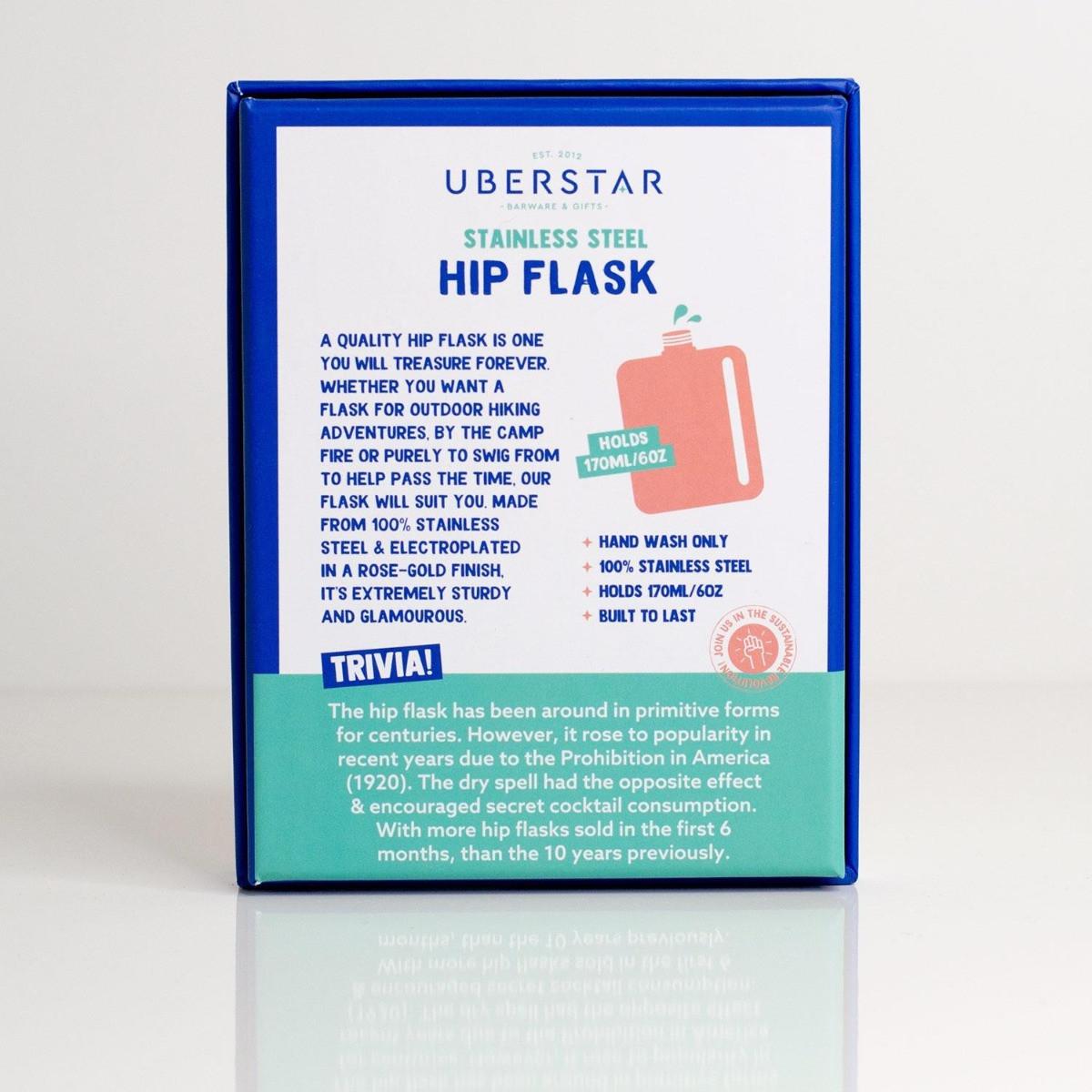 Uberstar Flachmann Rosegold  