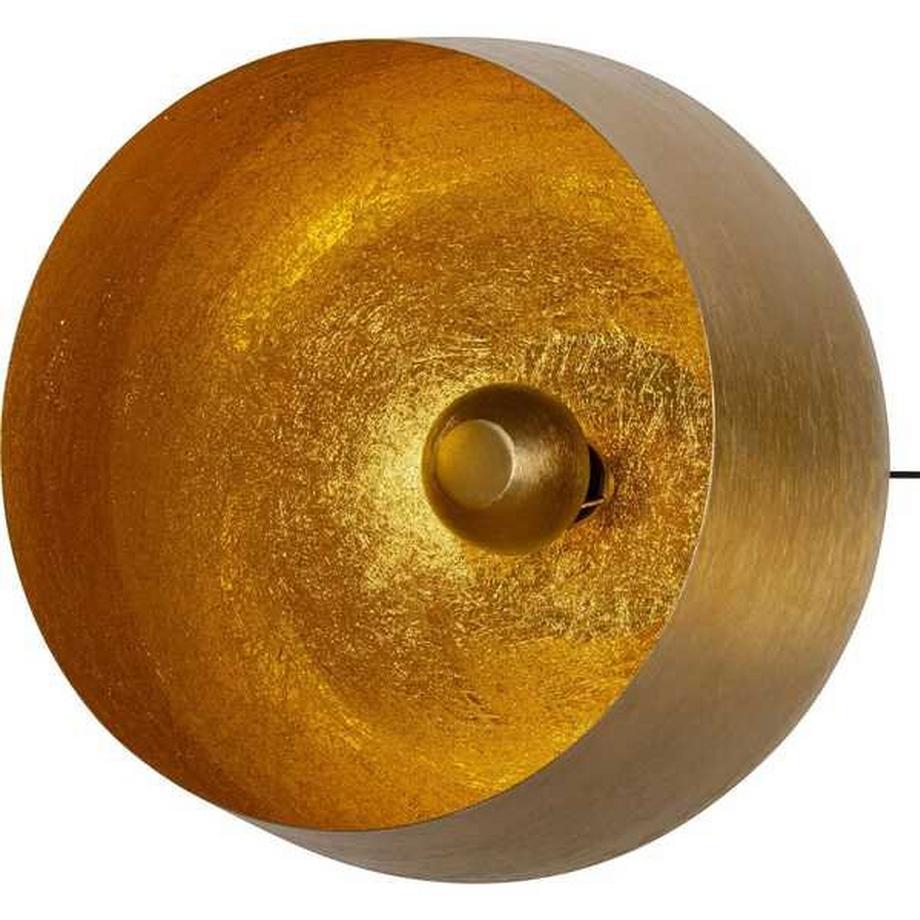 KARE Design Lampadaire Apollon Lisse doré rond années 50  