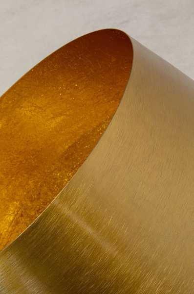 KARE Design Bodenleuchte Apollon Smooth gold rund 50  