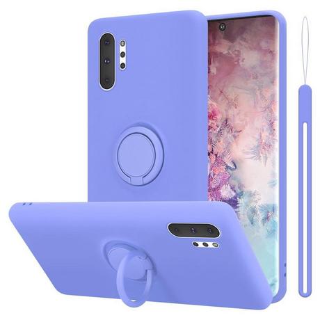 Cadorabo  Hülle für Samsung Galaxy NOTE 10 PLUS TPU Silikon mit Ring Liquid 