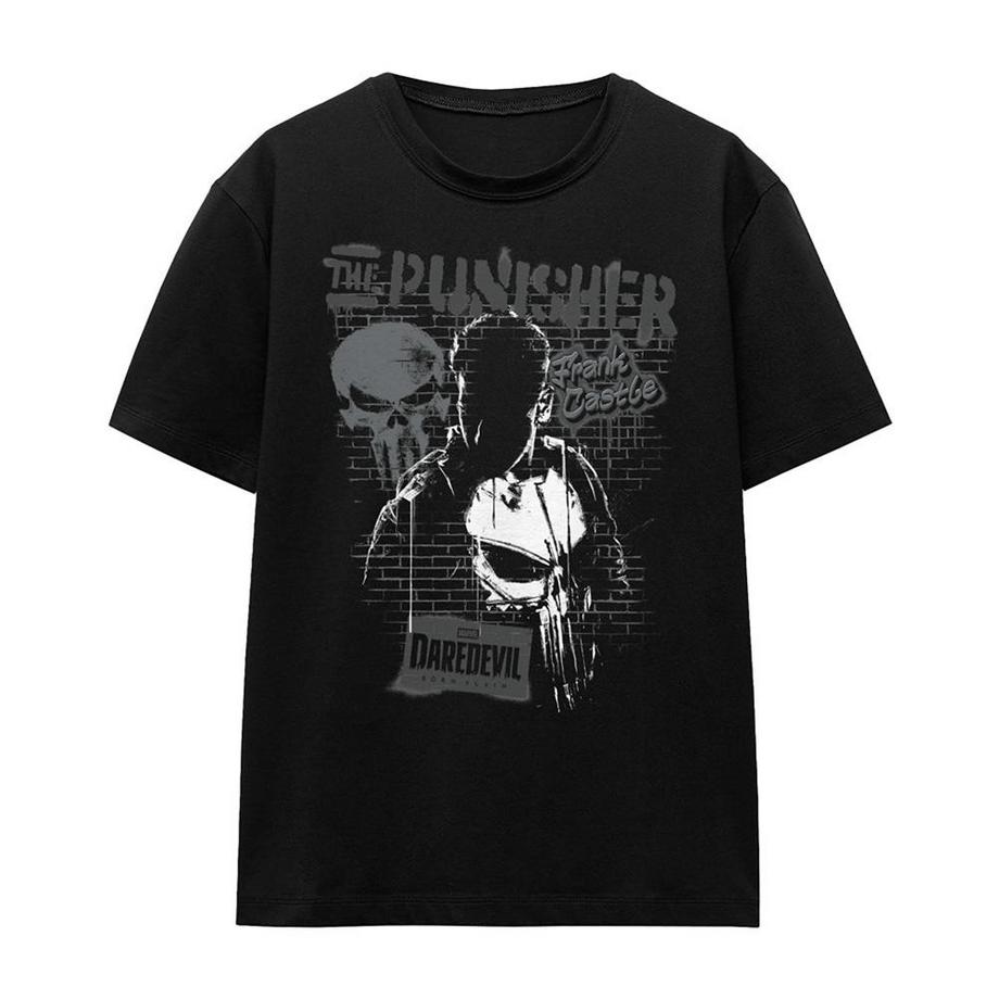 T-ShirtMotif Punisher Motiftyle Graffiti Born Again