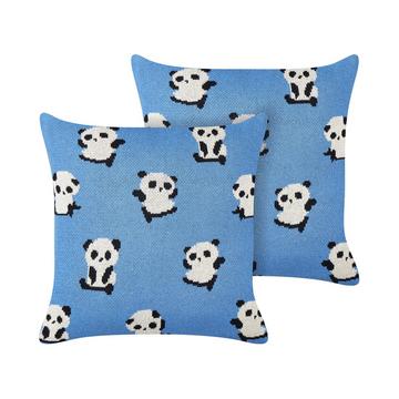 Lot de 2 coussins décoratifs en Coton Moderne TALOKAN