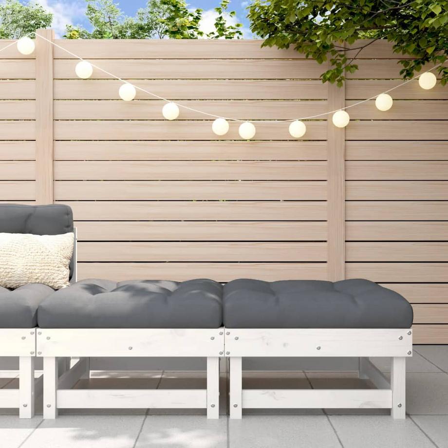 VidaXL Repose-pied de jardin bois de pin  