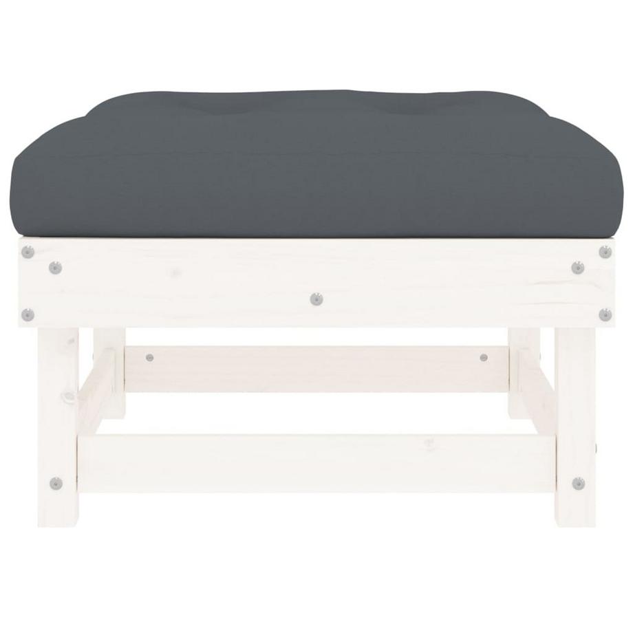 VidaXL Repose-pied de jardin bois de pin  