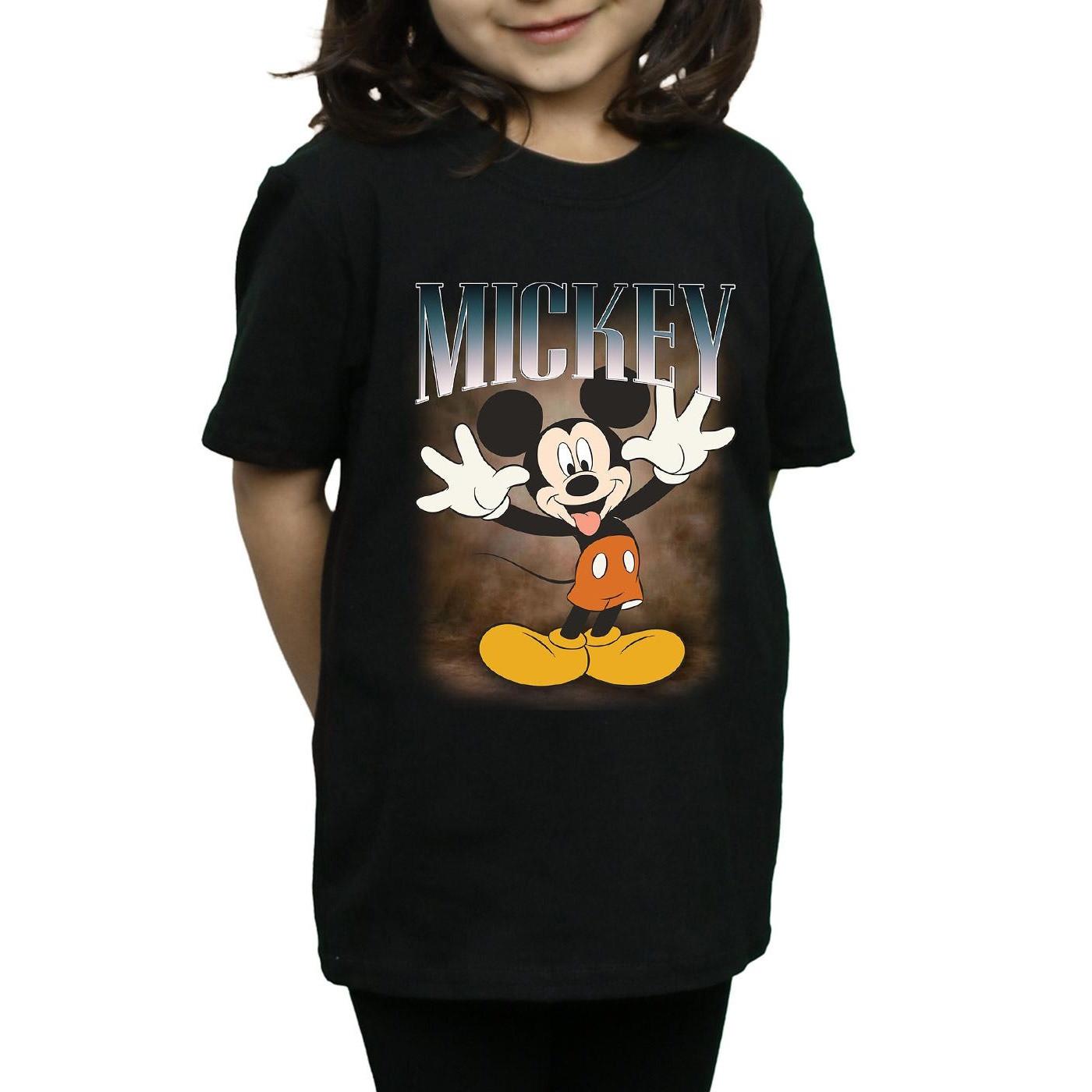 Disney  Tshirt MICKEY MOUSE TONGUE MONTAGE 