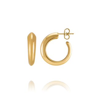 Charles Garnier  Kreolische Ohrringe FORMES aus goldenem Silber 