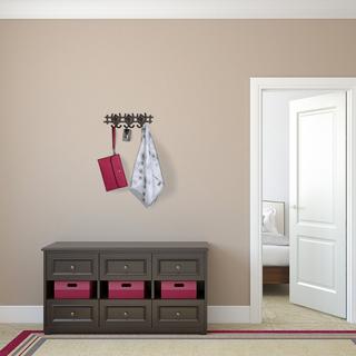 B2X Appendiabiti marrone con design di cavalli  