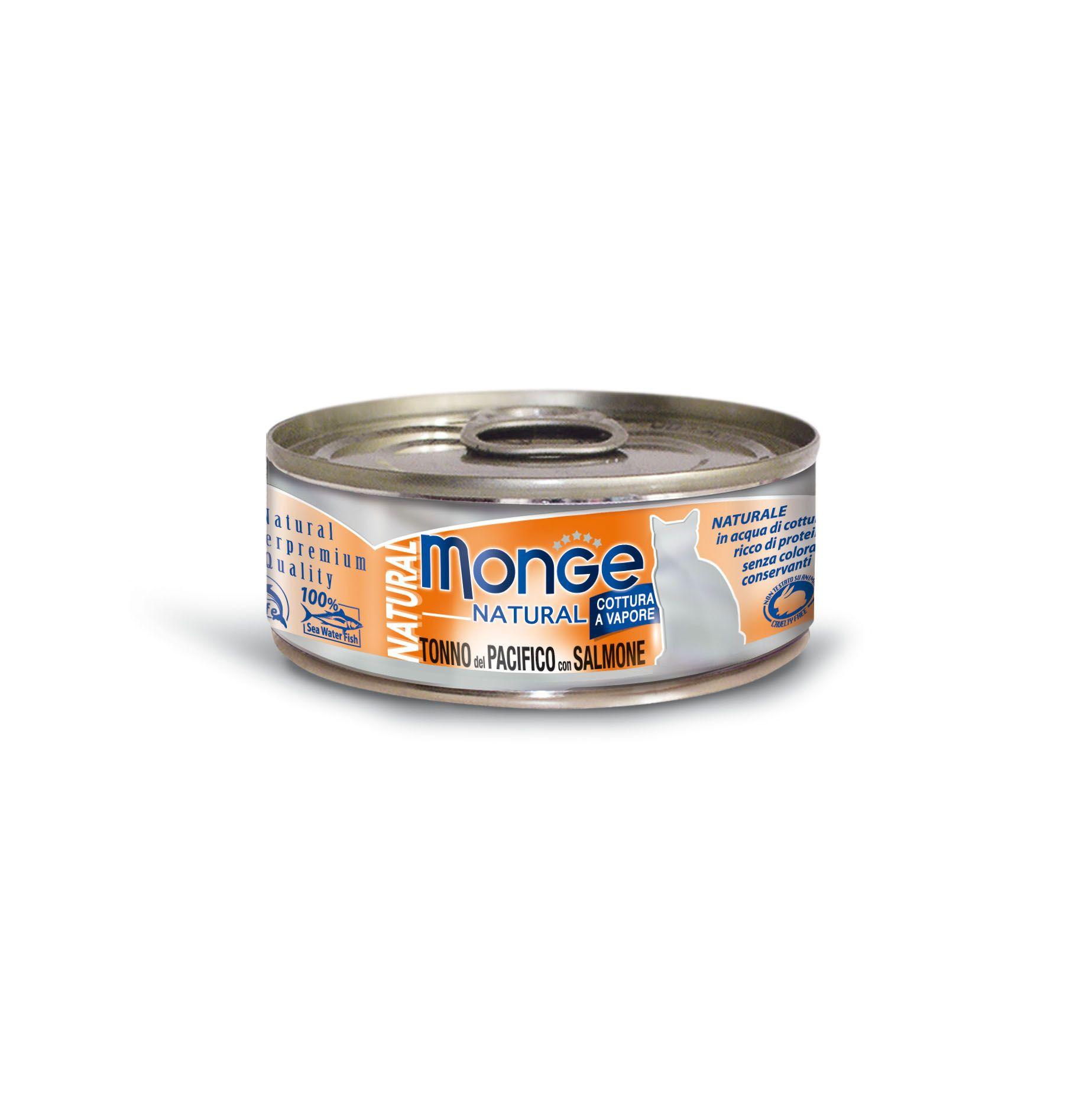 Monge  Gatto naturale con salmone e tonno - Multipack 