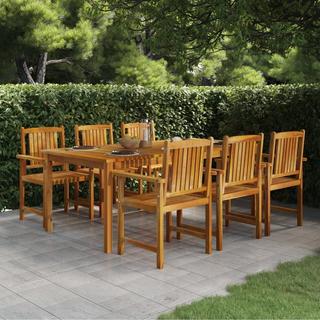 VidaXL set da pranzo per giardino Legno di acacia  