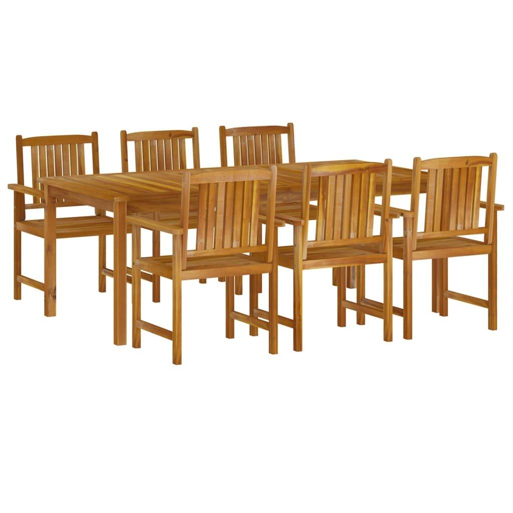 VidaXL set da pranzo per giardino Legno di acacia  