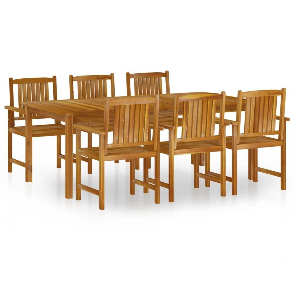 VidaXL set da pranzo per giardino Legno di acacia  