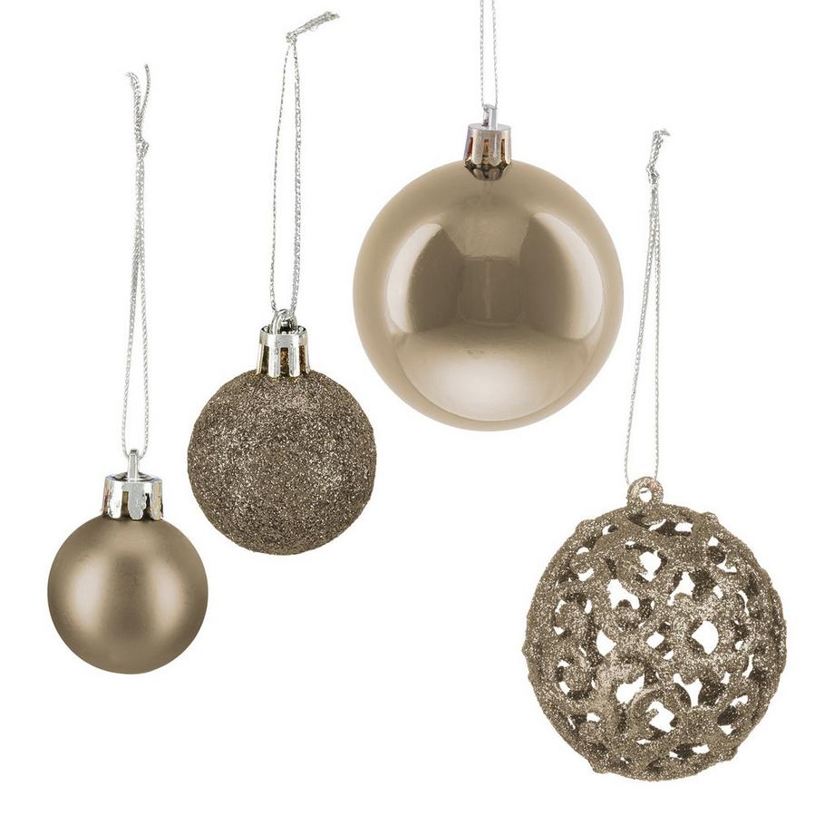 Northix Set di palline per albero di Natale, confezione da 50  