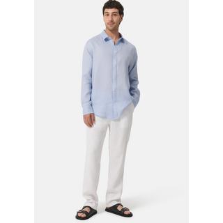 CASH-MERE.CH Leinen Langarmhemd  