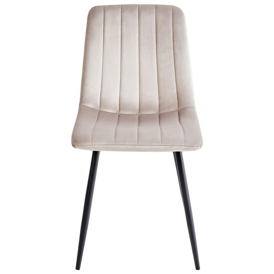 Beliani Set di 4 sedie da pranzo en Velluto Moderno KALISPELL  