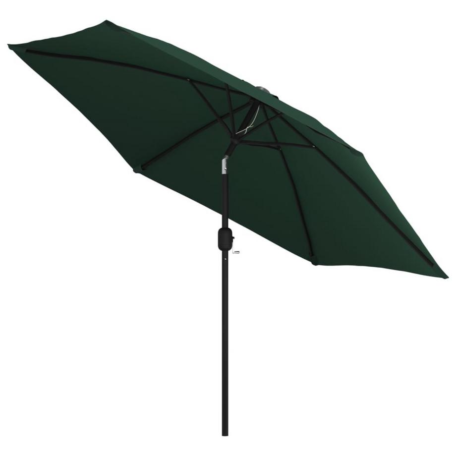 VidaXL ombrellone da giardino a sbalzo a led  