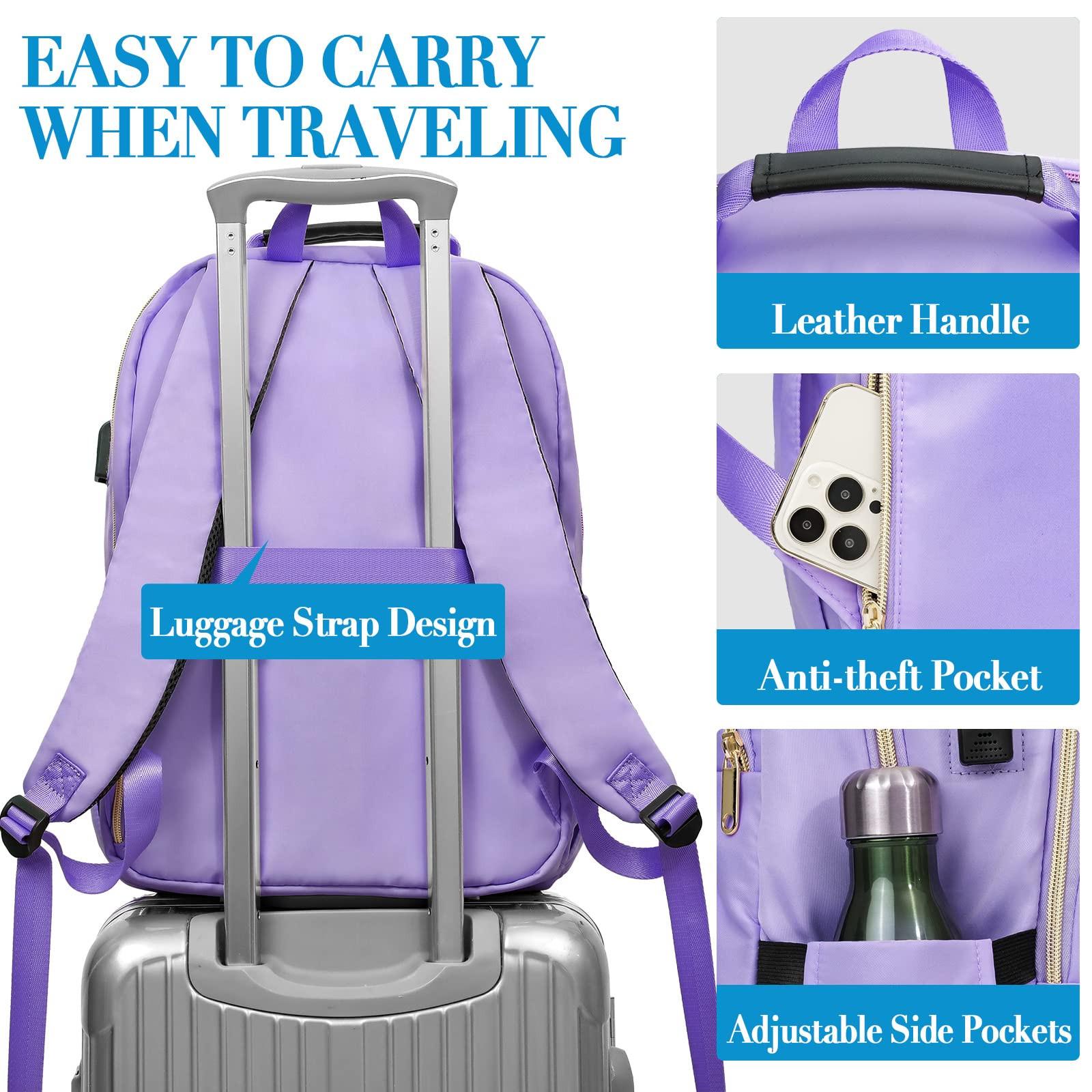 Only-bags.store Zaino scuola adolescente Porta di ricarica USB Zaino per laptop impermeabile  