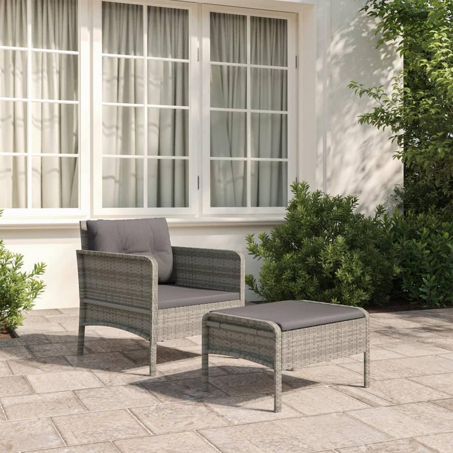 VidaXL Garten-lounge-set poly-rattan  
