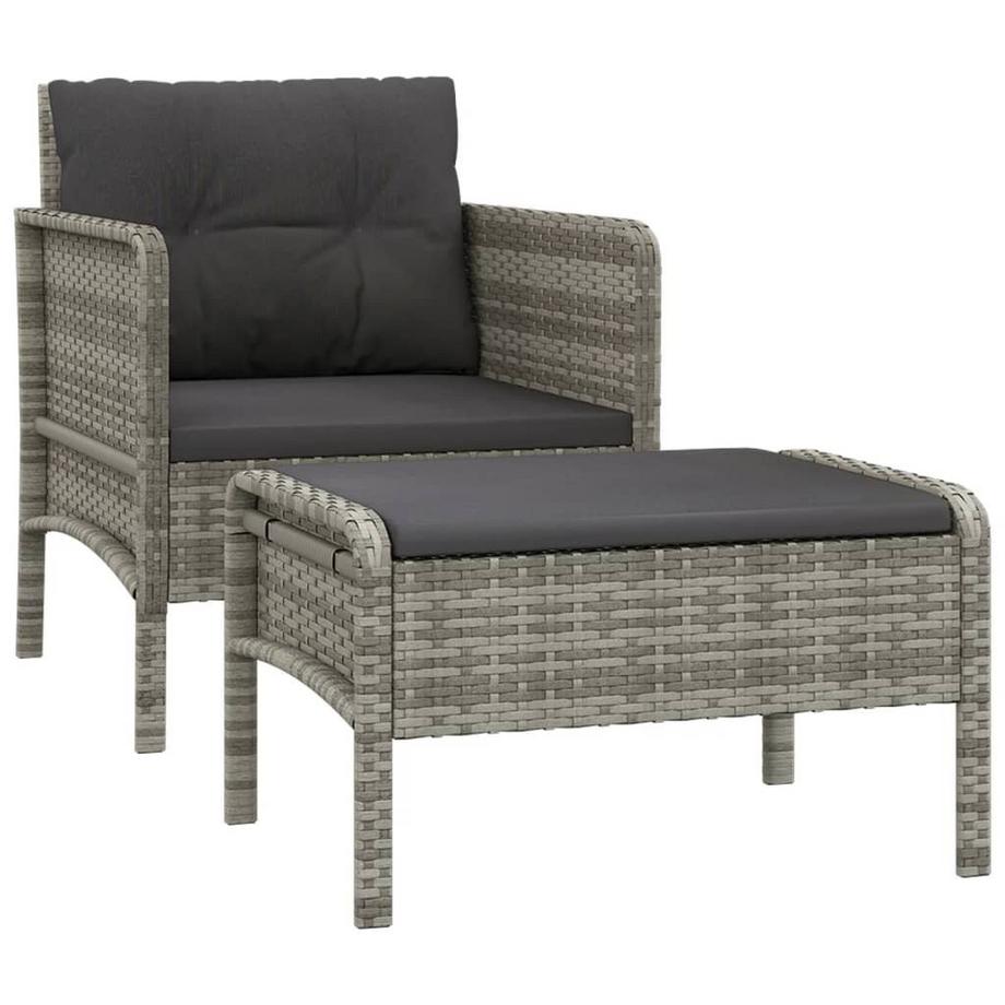 Garten-lounge-set poly-rattan