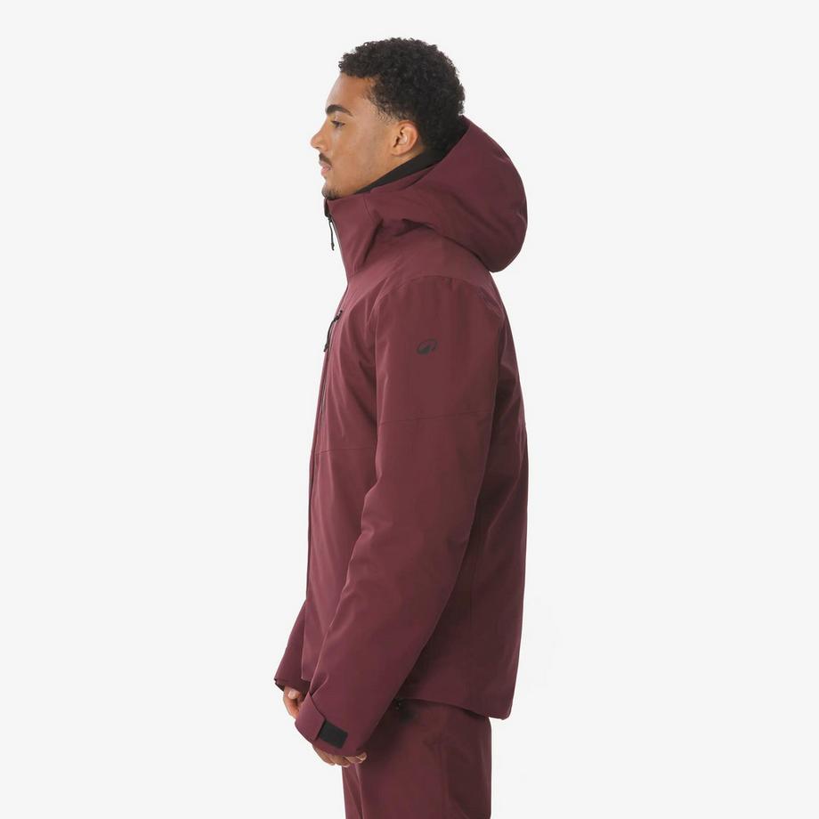 QUECHUA  Wasserdichte Ski- und Snowboardjacke , 500 bordeaux 